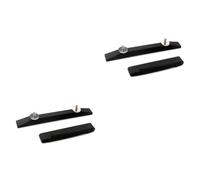 VICASKY 2pcs Electric Guitar Tremolo Bridge Archtop Guitar Saddle Bridge Lightweight Wheels Finish