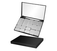 VICASKY 2pcs Elegant Magnetic Makeup Palette Eyeshadow Palette Pans Case for DIY Handcraft Performance