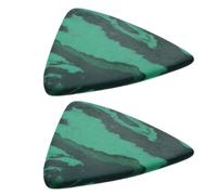 VICASKY 2pcs Emerald Guitar Picks Bass Picks Musical Supplies for Guitar Practice Portable Fingertip Guards Novelty