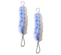 VICASKY 2Pcs Exfoliating Back Scrubber Long Handled Body Shower Tool for Easy Cleaning of Hard to Reach Areas Safe Durable for Men and Women for Neck Shoulders