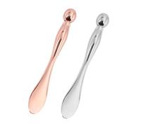 VICASKY 2pcs Eye Cream Massage Rolling Rod Cosmetic Spatulas Zinc Alloy Relieves Fatigue of Eyes Woman Skin Care Tool Beauty