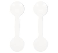 VICASKY 2pcs Eye Occluder Vision Test Shield Plates White Optometry Tool for Eyesight Exam and Eye Blocking