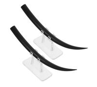VICASKY 2pcs Eyelash Extension Model with Natural False Eyelashes Curl Display Tool for Makeup Training and Salon Use Enhances Learning Durable Material Multiple Curvature Options