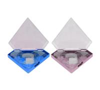 VICASKY 2pcs False Eyelash Storage Cases Makeup Organizer for Easy Viewing Eyelash Holder and Protects Lashes from Damage