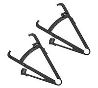 VICASKY 2pcs Fat Caliper Measuring Device Accurate Skinfold Thickness Measurement Tool for Health Monitoring Portable Handheld Measure for Men Women