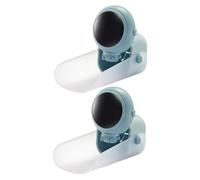 VICASKY 2pcs Faucet Extenders for Easy Installation Sink Handle Extenders for Bathroom Kitchen Health Conscious TPE Material for Hand Washing Peacock Blue