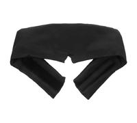 VICASKY 2pcs Faux Silk Cooling Sleep Mask for Sleeping Full Light Blocking, Soft Long Travel Eye Cover for Men and Women, Skin-Friendly Black Eye Masks for Airplane and Night Use