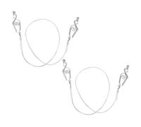 VICASKY 2Pcs Fencing Head Line Connectors Durable Body Cord Clips for Fencing Foil Sabre Reliable Mask Connector Cable Lightweight Portable Fencing Gear for Training Competition