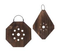 VICASKY 2pcs Fern Mounting Board Wood Wall Planter for Orchids and Ferns