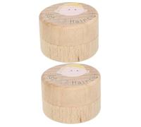 VICASKY 2pcs First Haircut Keepsake Box for Wooden Hair Container for Fetal Hair Storage Adorable for Showers and Birthdays