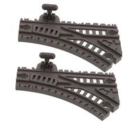 VICASKY 2pcs Flexible Plastic Train Track Highspeed Slope Track Accessories for Compatible with Train Supplies for Creative Railroad Building and Play
