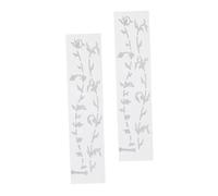 VICASKY 2pcs Fretboard Stickers Fretboard Decals Guitar Fingerboard Sticker for Electric Guitar Life Tree Design for Music Practice and Decoration