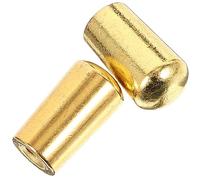 VICASKY 2pcs Golden Metal Electric Guitar Toggle Switch Caps, 3.5mm Inner Diameter, Deep Threaded, No-noise Replacement Parts for Electric Guitar Accessories
