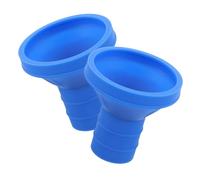 VICASKY 2pcs Golf Ball Retriever Suction Cup Pickup Tool Blue Ergonomic Grip Effortless Ball Collection Portable Training Aid for Golfers Practice and Course Use