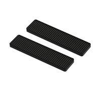 VICASKY 2pcs Grease Filter Freshens Oven Stove Fan Filter Mesh Screen Microwave Fan Oven Microwave Mesh Screen Stove Hepa Black