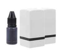 VICASKY 2pcs Guitar Chord Stamps Plastic Ink Easy to Use Helps Master Chords White Guitar Accessories for Beginners Practice and Learning