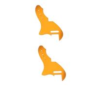 VICASKY 2pcs Guitar Pickguard for Re-issue Model Lightweight Yellow Design for Easy Installation and Practical Use Guitar Accessory