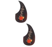 VICASKY 2pcs Guitar Scratch Plate Protection Pickguard Guitar Protector Plate for Acoustic Parts Replaceable Pickguard for Scratch Prevention