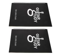 VICASKY 2pcs Guitar Tab Journal Notebook Blank Tablature Chord Book String Guitar Manuscript Notebook for Music Notation Each