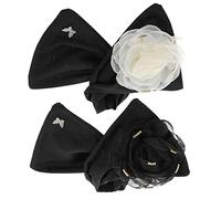 VICASKY 2pcs Hair Bun Maker Twisted Bun Shaper Tool for Long Thick Hair Soft Design with Colors Hepburn Pure for and Dancers