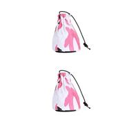 VICASKY 2pcs Hair Dryer Bag Hair Dryer Storage Organizer Drawstring Closure Cover for Travel Salon Use Random Color