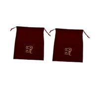 VICASKY 2pcs Hair Dryer Storage Bag Portable Drawstring Makeup Jewelry Carrier for Travel Toiletries Organizing Accessories Compact Organizer for Women