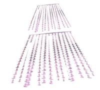 VICASKY 2pcs Halloween Foil Fringe Curtain Metallic Tinsel Doorway Decoration with Holographic Spooky Tassel Background for Party Photo Booth and Themed Events