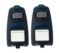 VICASKY 2pcs Handheld Microphone Switch Plate Rubber Button Pad Control Covers Compatible Brands Durability