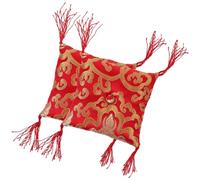 VICASKY 2pcs Handmade Tibetan Buddhism Singing Bowl Mat Cushion for Sound Bowl Buddhist Ritual Decorations Random Style