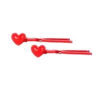 VICASKY 2Pcs Heart-shaped Maker Clips Outdoor Plaything Tool for Winter Fun Smooth Safe Plastic Mold for Snow Wet Sand Mud and Bath Bombs Easy Quick Maker for Boys