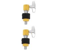 VICASKY 2pcs Hi-hat Clutch for Drum Set Aluminum Alloy Cymbal Release for Hi-hat Stand Accessories Random Color
