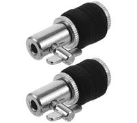 VICASKY 2pcs Hi-hat Clutch Metal Drum Accessory Sturdy Solid Metal Construction for Drum Cymbal and Set Compatibility for Stage Setup and Professional Jazz Rock