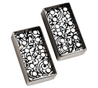 VICASKY 2pcs Hollow Out Pickup for Guitar Elegant Sound Pickup Protectors Replacement for Electric and Acoustic Instruments Stylish Design Enhancing Aesthetics