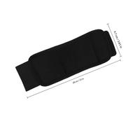 VICASKY 2pcs Horse Leg Protective Wraps Fly Boots Black Loose Fitting Bell Boots for Horses Equine Care Travel Hoof Protection