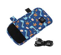 VICASKY 2pcs Insulated Bottle Warmer Bag Portable Feeding Bottle Heater for Travel Design Dinosaur Keeps Warm Compatible Power Banks USB Charging