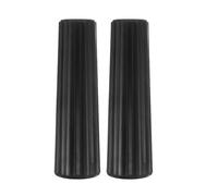 VICASKY 2pcs Insulated Grill Rod Handle Replacement for Barbecue Forks with M10 Thread, Portable Wood and Copper Material, Easy Replacement, for Camping and Family Gatherings Outdoor BBQ