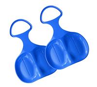 VICASKY 2pcs Kids Snowboard Plates Thickened Wear-resistant Skiing Sheets Outdoor Sledding Gear for Boys and Girls Winter Sports Random Color