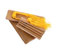 VICASKY 2pcs Kuaiban Boards for Traditional Chinese Performance Hand Percussion Tool for Folk Music Rap and Stage Shows Lightweight and Versatile Props for Dynamic Presentations