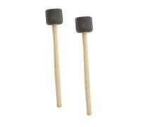 VICASKY 2pcs Large Foam Drum Mallets Percussion Sticks Heavy Duty Wood Drum Hammer for Drumset and Marching Band Use