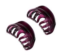 VICASKY 2pcs Large Hair Claw Clips for Women Fashionable Non Slip Design for Thick Hair for Bath Makeup Daily Use Sweet Purple Color Stylish