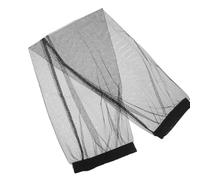 VICASKY 2pcs Lightweight Polyester Mosquito Net Arm Sleeves with Fine Mesh for Efficient Protection, Stylish Black Covers Suitable for Outdoor Travel and Sports Activities