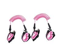 VICASKY 2pcs Lost Rope for Boy Girl Lock Rotating Head Wristband Prevent Lost Strap Boys and Girls Safety Bracelet