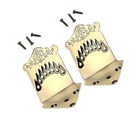 VICASKY 2pcs Mandolin Guitar String Tailpiece Cover Decorative Mandolin Tailpiece Accessories for Traditional Instrument Parts Bridge Supplies