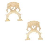 VICASKY 2pcs Maple Cello Bridge Wood Material Enhanced Tone Practice Instrument