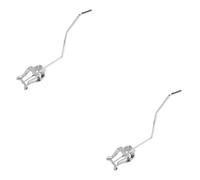 VICASKY 2pcs Marching Music Stand Clamp-lyre for Wind Instruments Clarinet French Horn Trumpet Accessories Practical Sheet Music Rack Holder for Saxophone Clips Traveling Instrument Access