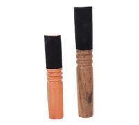 VICASKY 2pcs Meditation Sound Bowl Stick Tibetan Singing Bowl Striker Wooden Stick for Healing Music