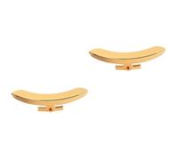 VICASKY 2pcs Metal Banjo Armrest Replacement Golden Single with Screw for Vintage Banjos and Enhanced Comfort