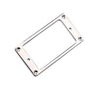 VICASKY 2pcs Metal Humbucker Pickup Mounting Rings Frame Silver Frame Easy Install for Guitar Pickup Covers