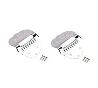 VICASKY 2pcs Metal Mandolin Tailpiece Replacement Screw for Scalloped Bell Tailpiece String