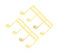 VICASKY 2pcs Metal Sheet Music Holders Music Page Clip Stabilizer for Piano Keyboard Books Note Clip Holder for Reading Stand